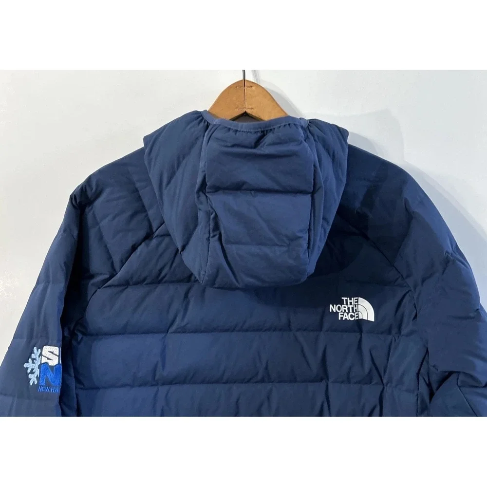Mens NWT The North Face Stretch Down Hoodie Coat UNH Ski New Hampshire Med $280